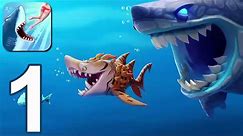 Hungry Shark Evolution - Gameplay Walkthrough Part 1 - First Game (iOS, Android)