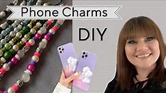 How To Make Trendy Phone Charms - DIY - Tutorial