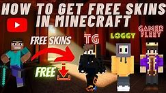 How To Get Free Skins In Minecraft ||Java Edition Tlauncher||Minecraft