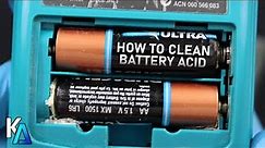 When Batteries Puke on Your Electronics