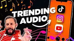 How to find Trending Audio for your Tiktok, Reels & Shorts Videos