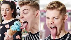 "There's not many downsides": Man with the world's longest tongue