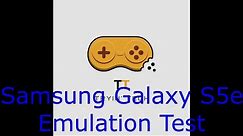 Samsung Galaxy Tab S5e Emulation Test