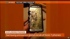 Money Talks: Samsung recalls 2.5 million Galaxy Note 7 smartphones over exploding batteries