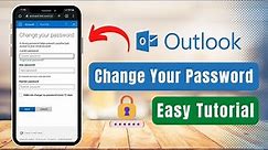 How to Change Outlook Password !