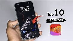 iOS 17.1.1 update Top 10 features on iPhone 11🤞🏻 || t ips and tricks