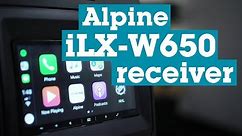 Alpine iLX-W650 receiver with Android Auto and CarPlay | Crutchfield