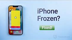 iPhone Frozen and Won’t Restart? Here Is the Fix!