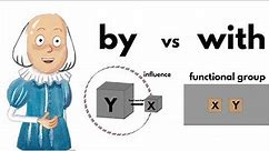 By vs With, What's the difference? English prepositions [basic English grammar lesson]