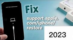 How to Fix Support.apple.com/iphone/restore ios (Newest)