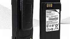 (2-Pack) 7.4V 2600mAh Li-ion Replacement Battery for Motorola PMNN4077C, Compatible with XPR6100 XPR6300 XPR6350 PR6380 XPR6500 XPR6550 XPR6580 DP3400 DP3601 DGP4150 DGP6150 XIRP6500, PMNN4066A