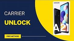 Unlock Samsung Galaxy A21 - How to unlock Samsung Galaxy A21