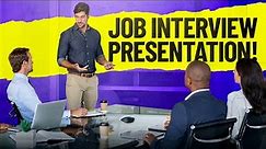 HOW TO GIVE A JOB INTERVIEW PRESENTATION! (Job Interview Presentation TIPS!)
