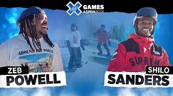 Zeb Powell & @ShiloSanders Snowboard & Take Over the Slopes at X Games Aspen 2024 | X Games
