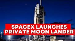 Live: Spacex Launches Moon Lander For Private Firm Intuitive Machines | Moon Mission
