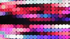 RGB LED strip lights illuminating different colors, abstract background, closeup