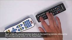How to program the PC100 EasyClean remote by Continu.us