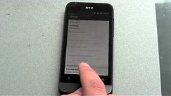 How to reset your Android Phone - HTC ONE V