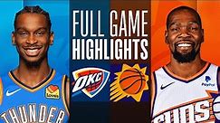 THUNDER at SUNS | FULL GAME HIGHLIGHTS | November 12, 2023