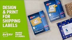 How to Design & Print Shipping Labels with Avery Products