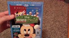 Disney Mickey's Once and Twice Upon a Christmas Blu-Ray Review and Unboxing