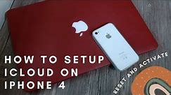 HOW TO SET UP ICLOUD/APPLE ID ON IPHONE 4/4S | Anne Hocson