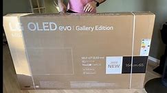 2022 LG OLED G2 65" unboxing and wall mounting