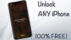 Unlock Any iPhone Without the Passcode Fast and Free | Bypass LockScreen