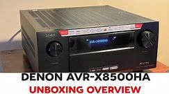 Denon AVR-X8500HA 13.2CH 8K AV Receiver Unboxing Overview