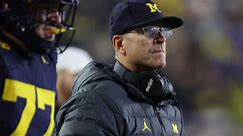 Michigan football coach Jim Harbaugh suspended for remainder of season