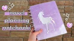 My New Novel Plotting Notebook | Happy Planner for Writers | Plotting My Novel in a Happy Planner