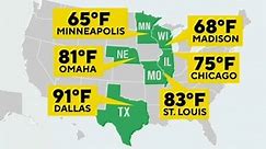 Wave of warm temperatures hits the U.S.