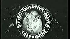 Metro-Goldwyn Mayer Television 1960 logo with 1982 lion roar