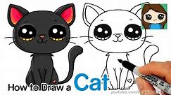 How to Draw a Black Cat Easy