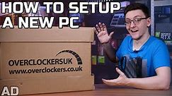 How to setup up a new Gaming PC - TechteamGB