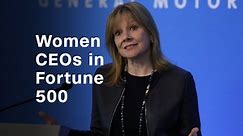 The number of female Fortune 500 CEOs is shrinking