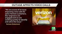 Verizon works to fix outage affecting voice calls