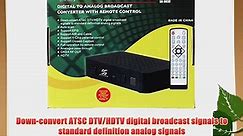 Sunkey Sk-903h Digital to Analog Broadcast Converter with Remote Control Hdmi and USB
