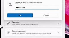 How to setup PIN for your windows accounts