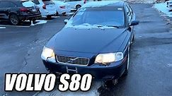 First Generation 2004 Volvo S80 2.5T SR Review! | 5 Cylinder 208 Hp