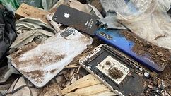 I Found many mobile phone cases and Broken Phones from Garbage Dumps/Restoration destroyed phone