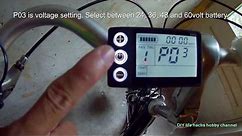 Ebike S866 LCD Display Settings Parameters with Brainpower Controller