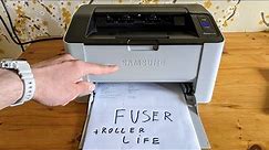 How to Check Samsung Printer FUSER & Roller Life