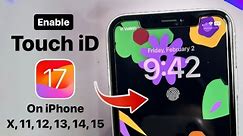 How to Get Touch iD icon on iPhone lockscreen iOS 17