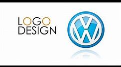 PROFESSIONAL LOGO DESIGN - Illustrator CS6 ( volkswagen logo )