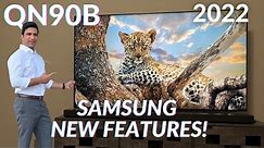 Samsung QN90B Neo QLED Mini LED TV Unboxing Setup Assemble and New Features