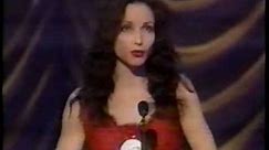 Bebe Neuwirth wins 1997 Tony Award for Best Actress in a Musical