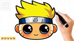 How to Draw Naruto Face Easy | Draw so Cute Naruto Characters