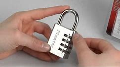 Operating the Master Lock 643DWD Password Combination Lock
