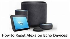 How to Reset Alexa on Echo Devices